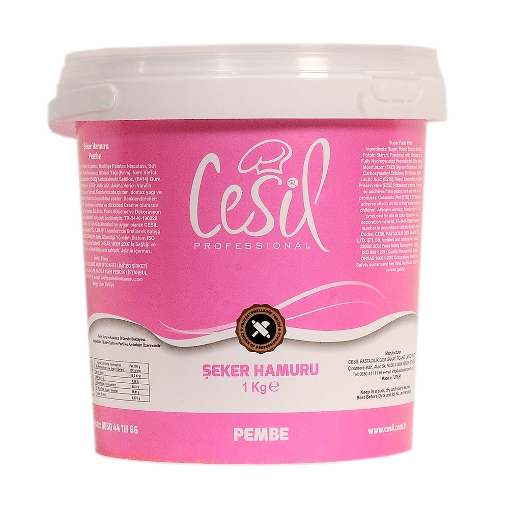 Cesil Pembe Şeker Hamuru 1 Kg En Uygun Fiyatlarla Pasta Store Pasta
