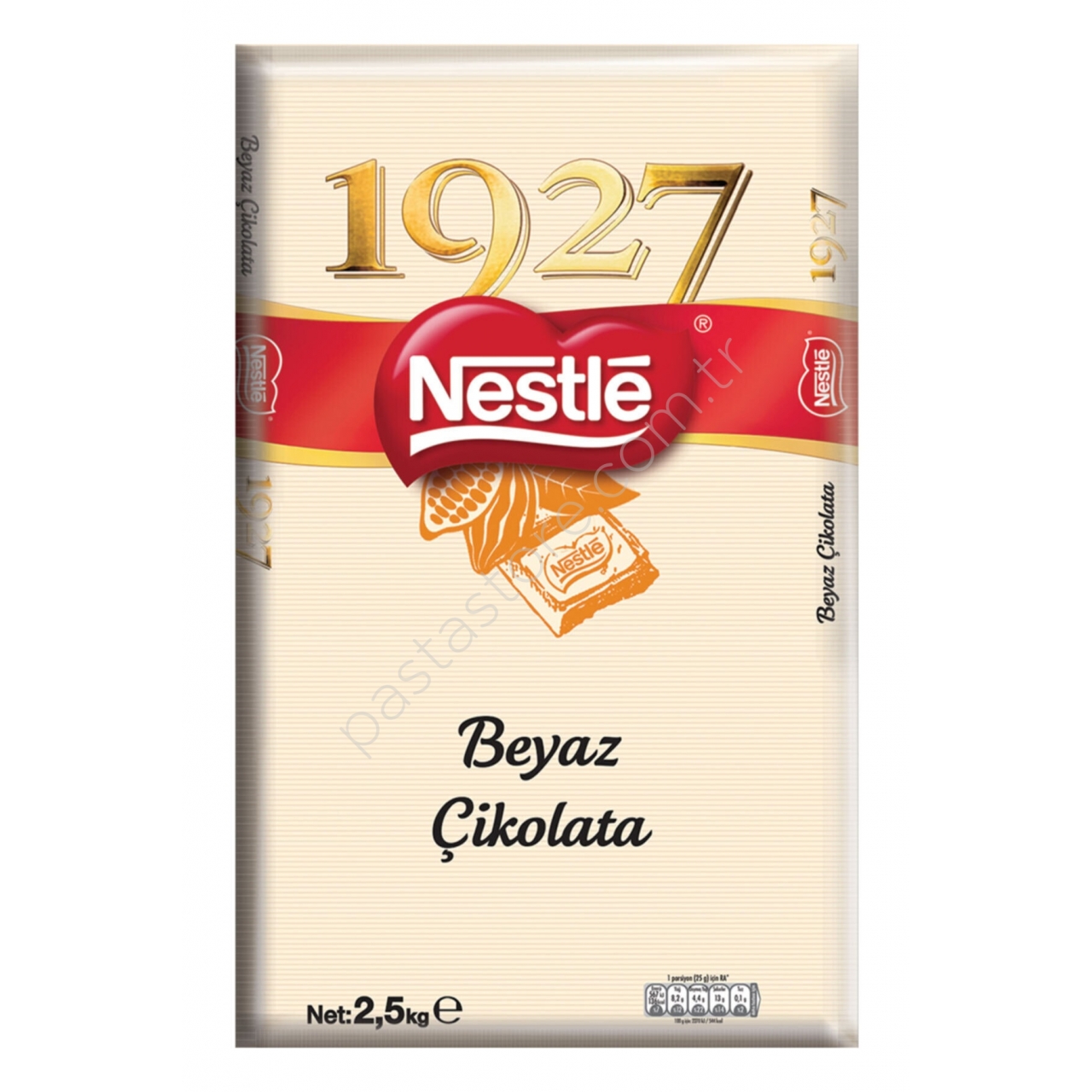 Nestle Kuvertür Beyaz 2,5 Kg