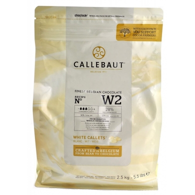 Callebaut Beyaz W2 Drop 2.5 kg (W2-RT-U71)