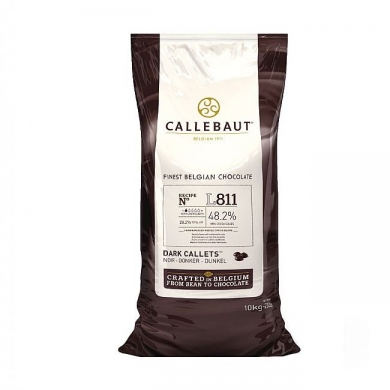 Callebaut Bitter Drop Pastacılık Çikolatası 10 kg (L811NV-554)