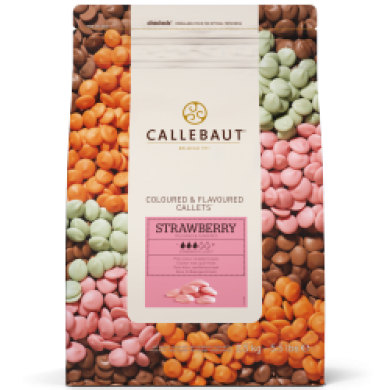 Callebaut Çilek Aromalı Drop 2.5 kg (STRAWBERRY-RT-U70)