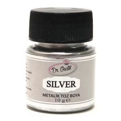 Metalik Toz Boya Gümüş 10 gr Dekor Amaçlı