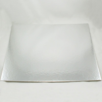 Pasta Tabanı Gümüş  Dikdörtgen 25x35cm