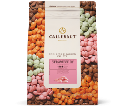 Callebaut Çilek Aromalı Drop 2.5 kg (STRAWBERRY-RT-U70)