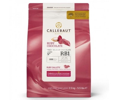 Callebaut Ruby Drop 2.5 kg (CHR-R35RB1-2B-U75)