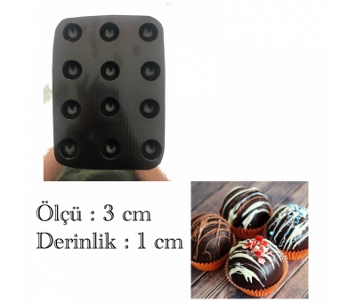 Çikolata Kalıbı Küre 3 cm
