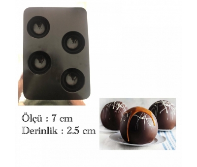 Çikolata Kalıbı Küre 7 cm