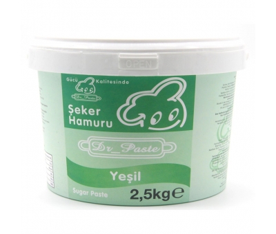 Dr Paste Şeker Hamuru 2.5 Kg - Yeşil