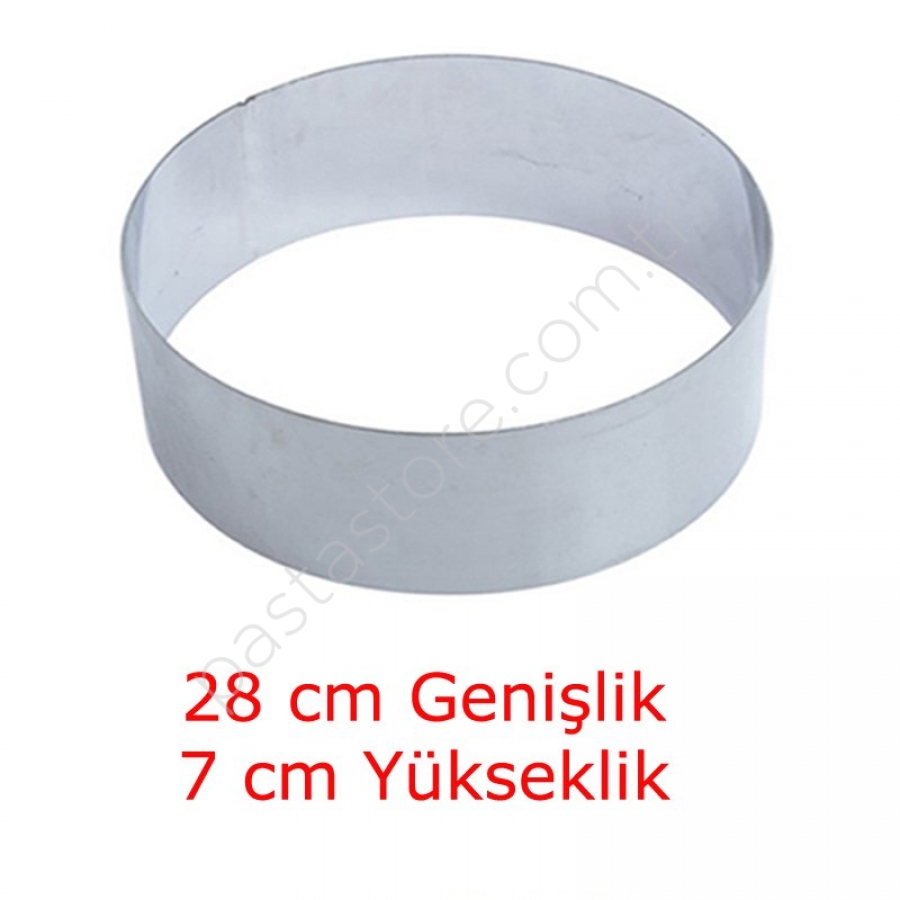 Pasta Çemberi Yuvarlak 6 No 28 * 7 (Puntalı) Fiyatı Taksit Seçenekleri